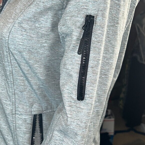 Free Country Womens Super Softshell Fleece Lined Jacket Size S Silver - Picture 10 of 14